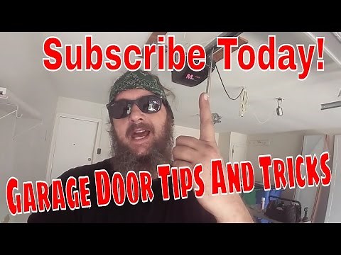 Installing A Garage Door - Easy Diy!
