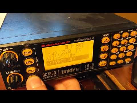 How I'm trying to program my BC785D