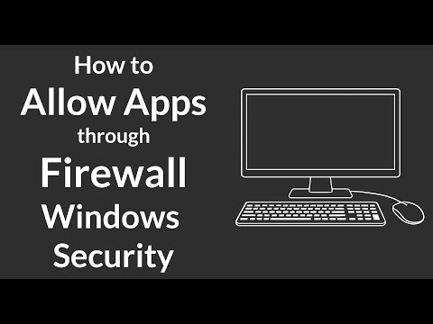 How to Allow Apps Through Firewall and Windows Defender Security | Add Exception and Exclusion on PC