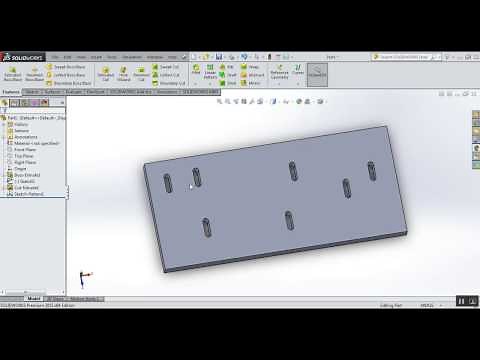 Sketch Driven Pattern in SolidWorks