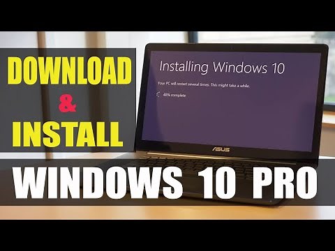Download & Install Windows 10 Pro from USB