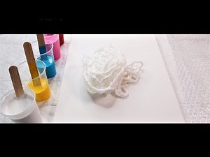 String Pulling Fluid Art ! Acrylic Paint Pouring by KaMaMi Art & Design