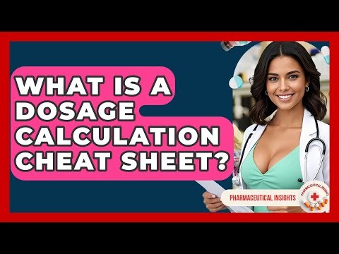 What Is A Dosage Calculation Cheat Sheet? - Pharmaceutical Insights