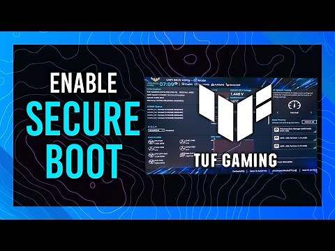 Enable Secure Boot & UEFI | ASUS TUF