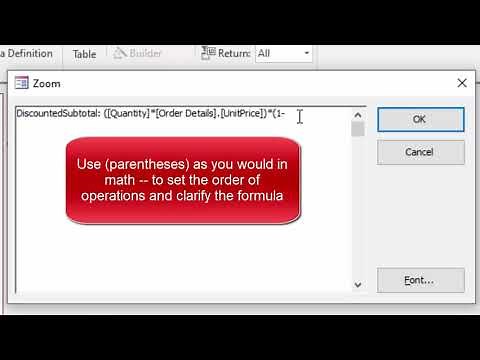 Microsoft Access A to Z: Creating calculated fields in queries