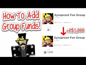 How to ADD Funds to Groups on Roblox! (2025)