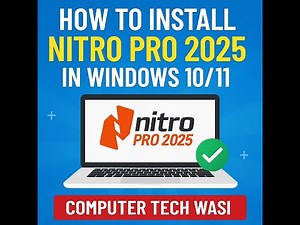 Nitro Pro 14 / 2025 Full Setup & Installation | Best PDF Editor 2025