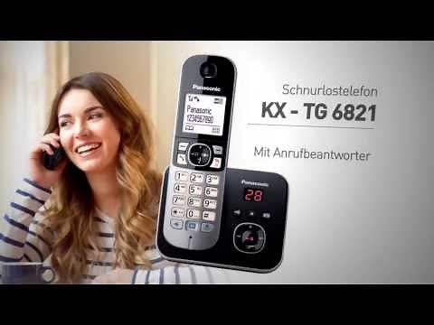 Schnurlostelefon KX-TG6821 | Panasonic Produktvorstellung