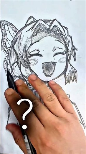 [귀멸의칼날] 쟤 이름이 뭐니?✨drawing art #shortsart #shinobu