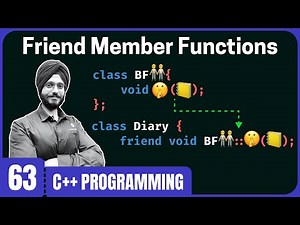 Friend Member Functions in C++