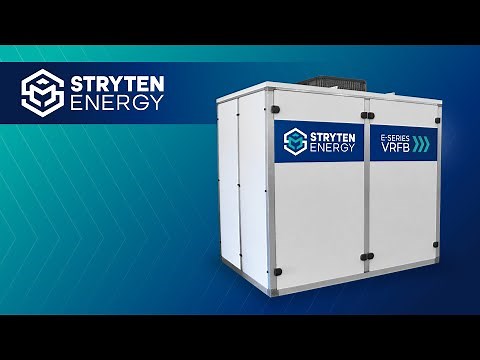Introducing Stryten Energy's Vanadium Flow Batteries (VFB)