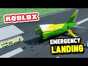 Only The PLANE TAIL Survived When CRASH Landing In Emergency Landing (Roblox)