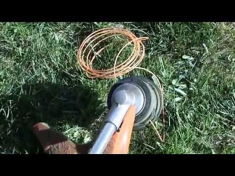 How to replace grass trimer line on STIHL Auto Cut Auto Wind FS 56-RC with C-25 - 2