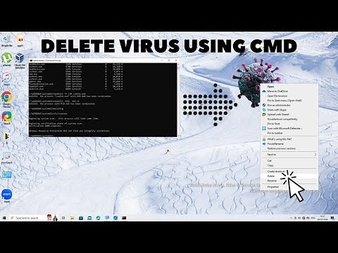 CMD Command For Virus scan | Delete virus using cmd