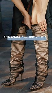 757 reactions · 75 shares | 2 brands, 1 collaboration: Explore the Off-White™ c/o Jimmy Choo collection now | JIMMY CHOO | Facebook