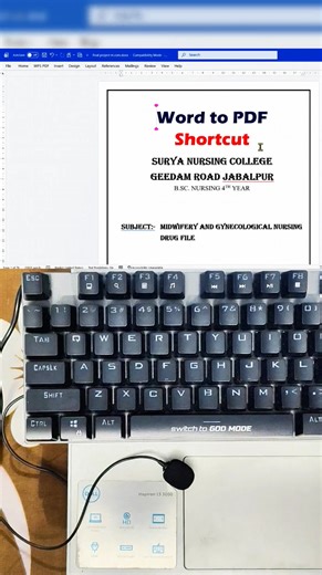 🚀📄 Export Word to PDF Instantly with ONE Keyboard Shortcut 🇺🇸🔥 You won’t believe how fast this is! #MSWordTips #KeyboardShortcuts #PDFExport #OfficeHacks #ProductivityUSA #WorkSmarter #TechTipsUSA Yes, you can export a Word file to a PDF in seconds using a simple keyboard shortcut. No extra software. No long menus. Just one quick action. In this short video, you’ll learn how to: • Create a custom keyboard shortcut to save Word files as PDF • Export documents instantly for email, printing, o