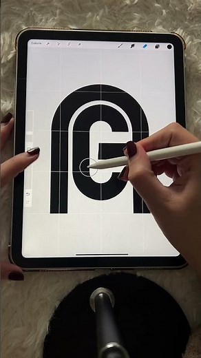 Create a Stunning A & C Monogram in Procreate #Procreate #Monogram #Logodesign