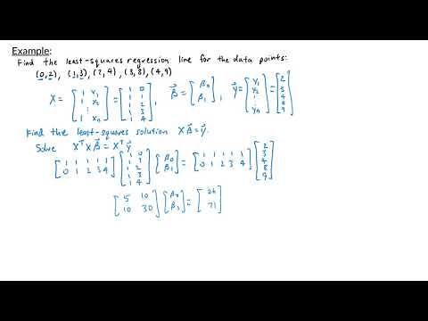 Linear Algebra - Linear Regression