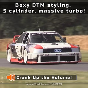 Boxy DTM styling, 5 cylinder, massive turbo and and turbo fan wheels; The 1989 Audi 90 Quattro IMSA GTO 👏 | NM2255