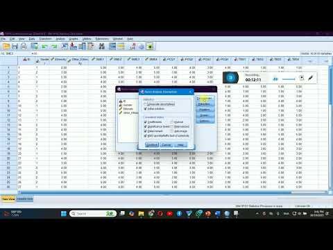 Validity of Questionnaires: KMO and Bartlett’s Tests