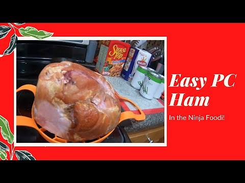 Easy Pressure Cooked Ham in the Ninja Foodi