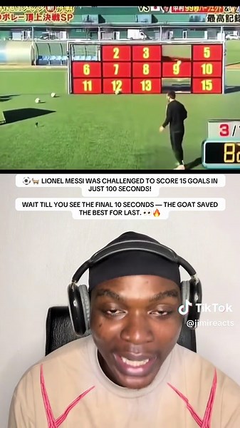 ⚽🐐 LIONEL MESSI WAS CHALLENGED TO SCORE 15 GOALS IN JUST 100 SECONDS! WAIT TILL YOU SEE THE FINAL 10 SECONDS — THE GOAT SAVED THE BEST FOR LAST. 👀🔥 #reaction #messi #fyp