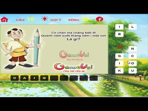 Hướng dẫn chơi game Đố vui (câu 1 - 20) - Game Vui