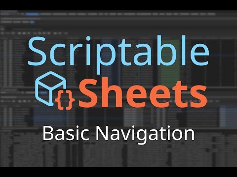 Scriptable Sheets: Basic Navigation