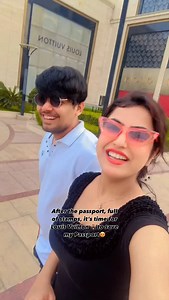 2.2K views · 354 reactions | After the passport, full of stamps, it’s time for Louis Vuitton  to save my Passport | Roshni Kushal Jaiswal | Facebook