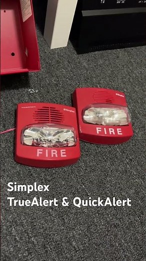 Simplex TrueAlert and QuickAlert #shorts #firealarm