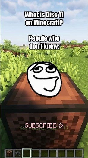 What is Disc 11 on Minecraft?