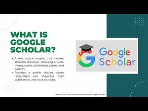Step-by-Step Guides in Creating Google Scholar Account