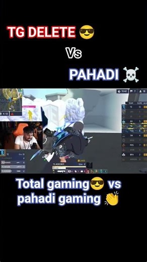 Total gaming vs Pahadi gaming esport free fire delete vs pahadi #tgesport #pahadi #esports #shorts