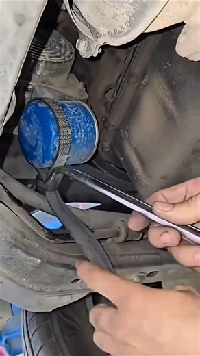 Brilliant DIY Wrench Hack for Stuck Oil Filters! 🚗 #shorts #mechanictips