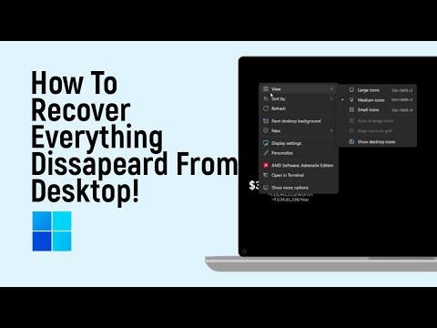 How to Recover Everything Disappears From Desktop on Windows [easy]