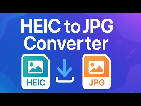 HEIC to JPG Converter - Quick & High-Quality Conversion for FREE