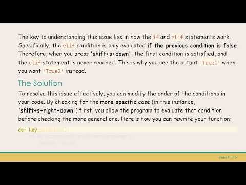 Resolving the Python Keyboard Library Issue: Differentiating Between Key Press Combinations