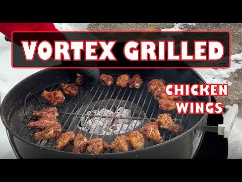 How to use a Vortex on a Weber Kettle | Crispy Grilled Chicken Wings
