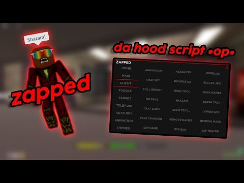 BEST DA HOOD SCRIPT *OP* | FE Shazam, Godmode, Aimlock