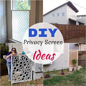 33 DIY Privacy Screen Ideas - DIYnCrafty