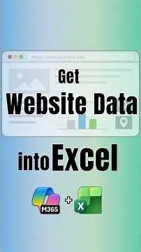 How to Pull Website Data into Excel with Copilot