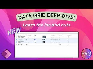 The NEW Data Grid Control in Power Apps! | Deep Dive