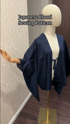 👘Japanese Haori Sewing Pattern👘 The Perfect Kimono Jacket For Layering! #sewingpatterns #japan