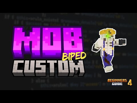 Creating a custom Mob with Mcreator - Biped Type