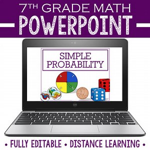 Simple Probability Teaching PowerPoint 7th Grade Math