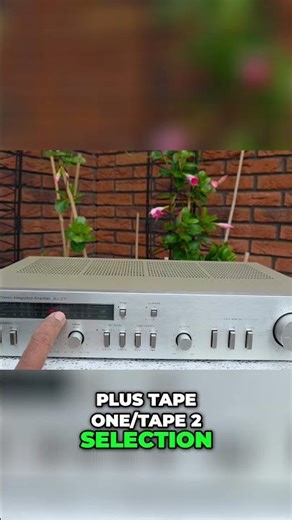 Amp Front Panel: Your Guide to Features & Controls! #shorts #technics #retro #audiophile