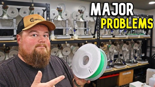 Moisture effects on 3D printer filament: Print quality test!