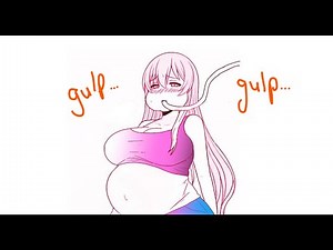 Feedee Weight Gain [animation] [belly stuffing]