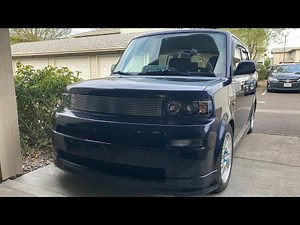 Scion xB Dual Halo Headlight Wiring and Transmission Cooler Mounted