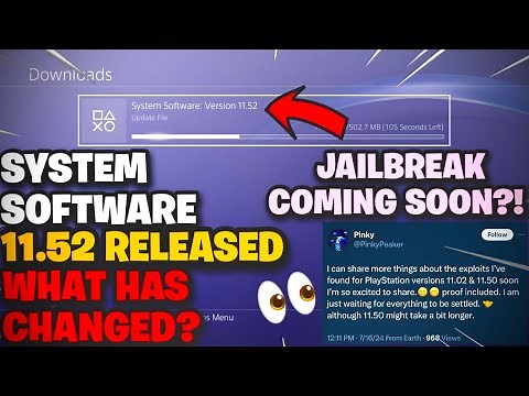 NEW PLAYSTATION 4 SYSTEM SOFTWARE UPDATE 11.52 RELEASED! DOWNLOAD IT NOW!